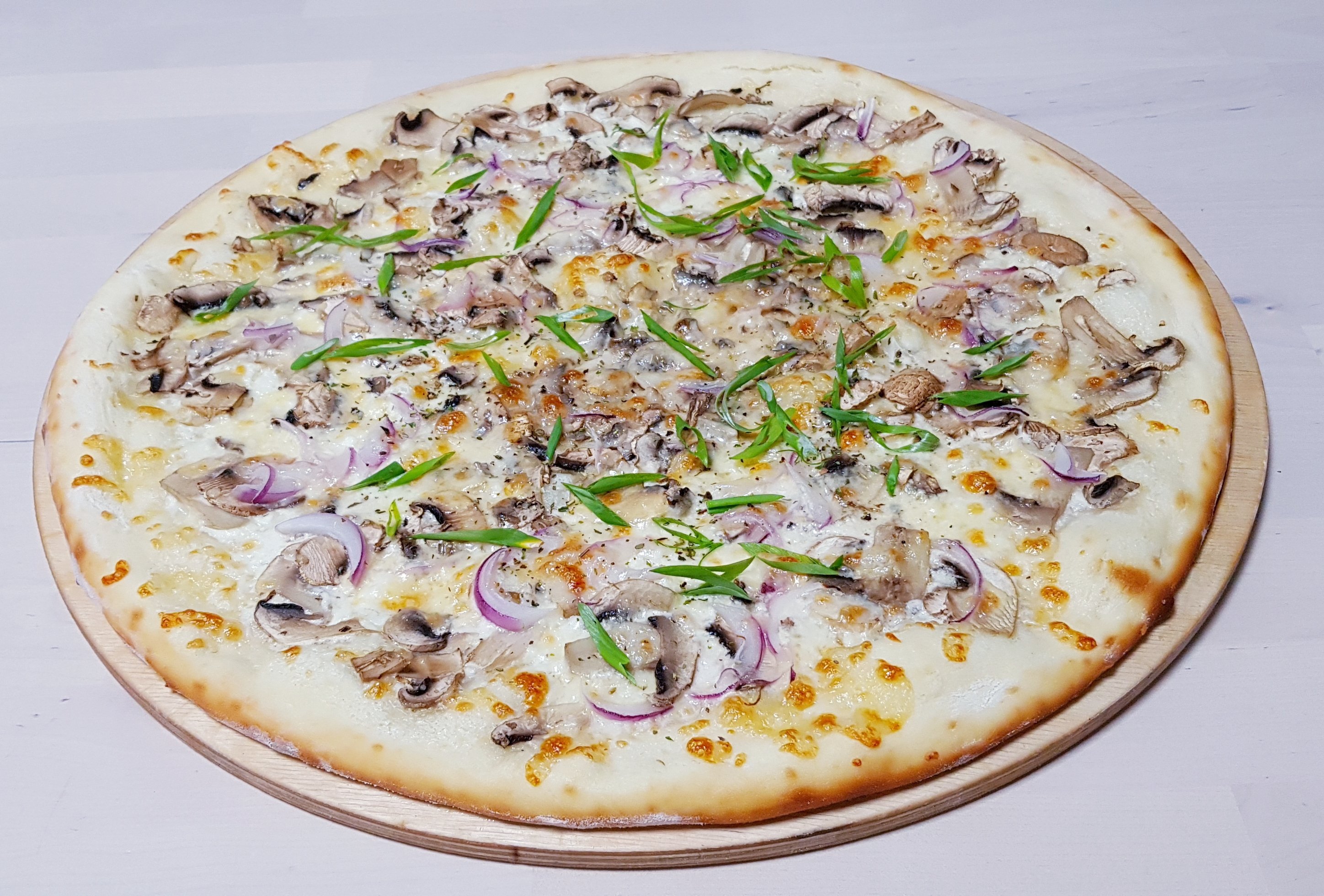 пицца грибная с белым соусом рецепт фото 108